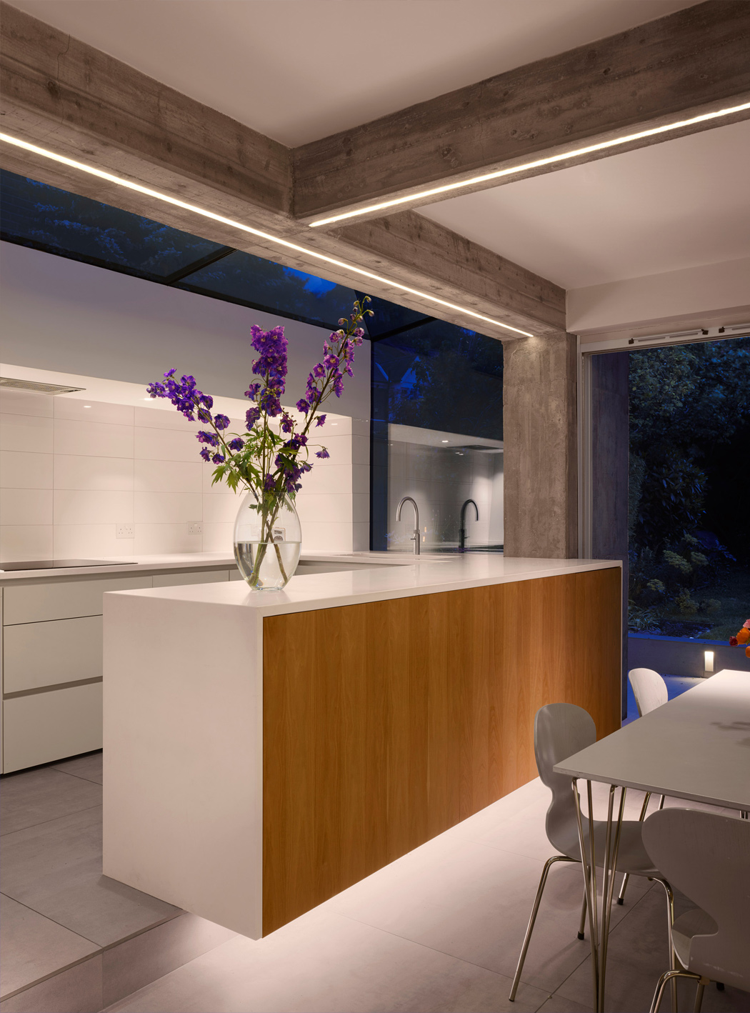 concrete，house，modern，Glass，