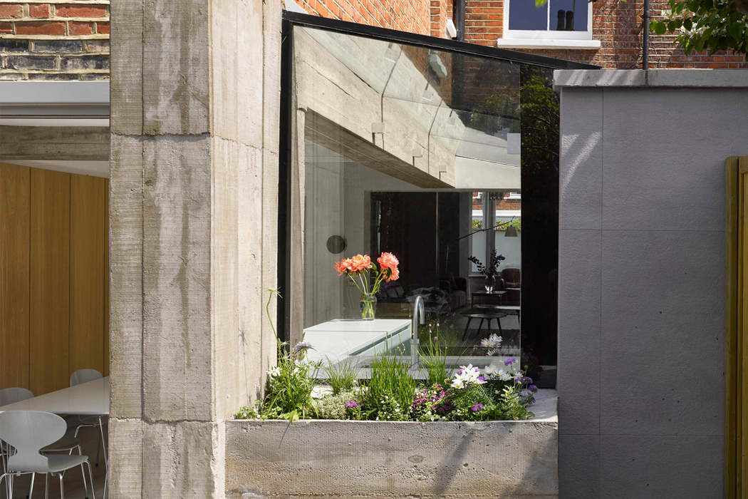 concrete，house，modern，Glass，