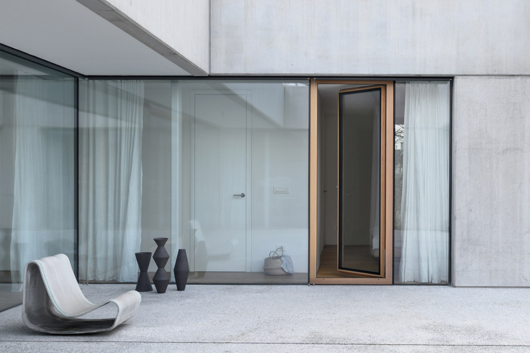 concrete，house，modern，Glass，