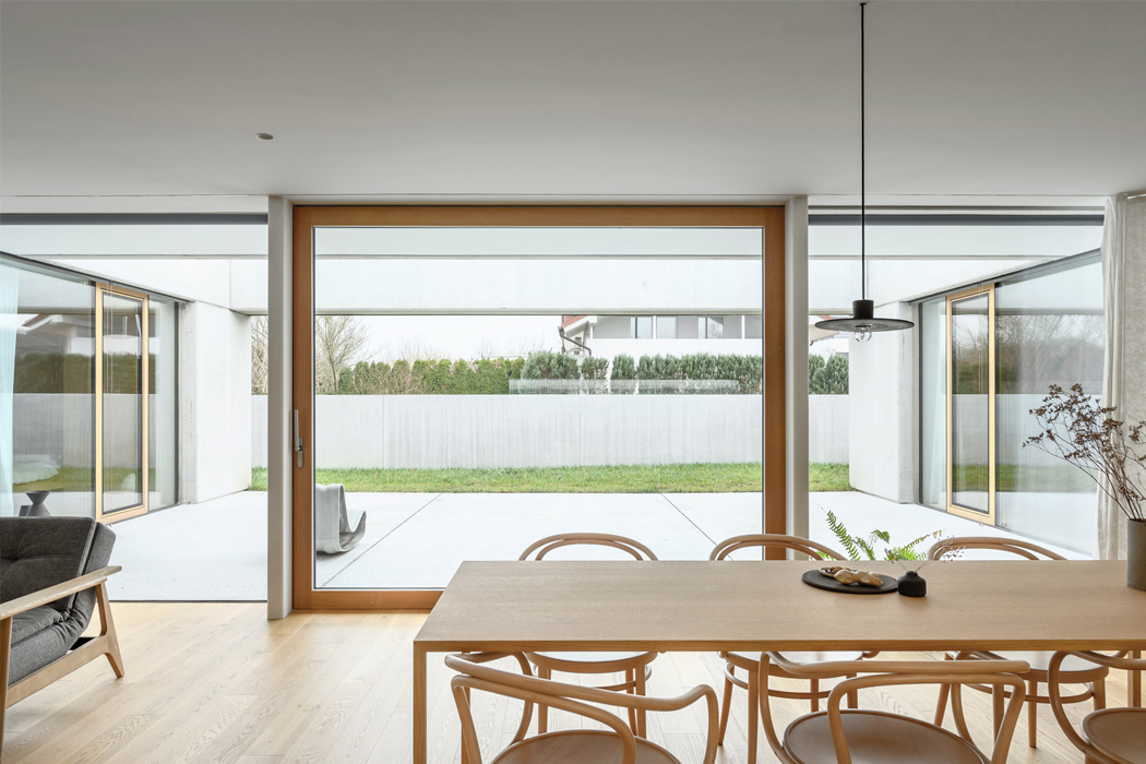 concrete，house，modern，Glass，