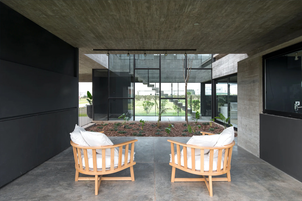 concrete，house，modern，Glass，