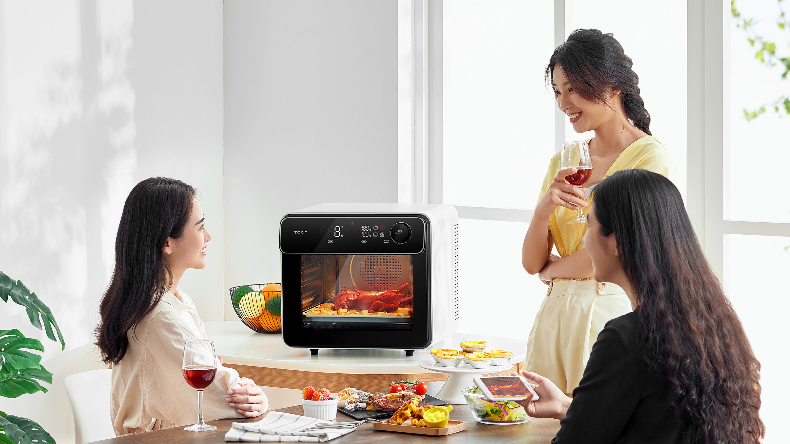 2020 red dot product design award，intelligence，oven，white，innovate，