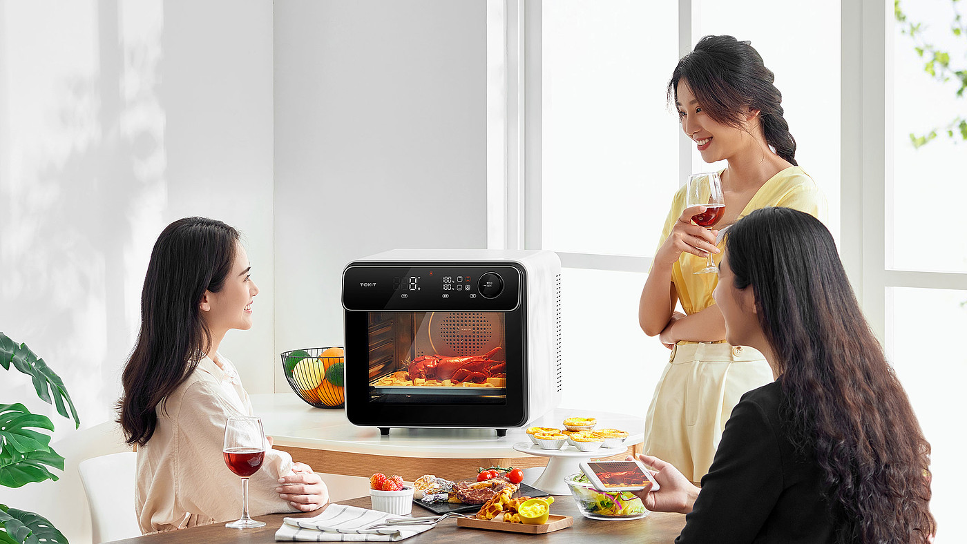 2020 red dot product design award，intelligence，oven，white，innovate，