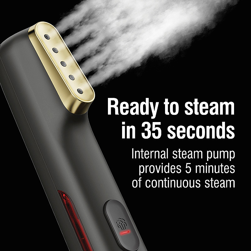 2020 red dot product design award，hold，Steam iron，black，Portable，