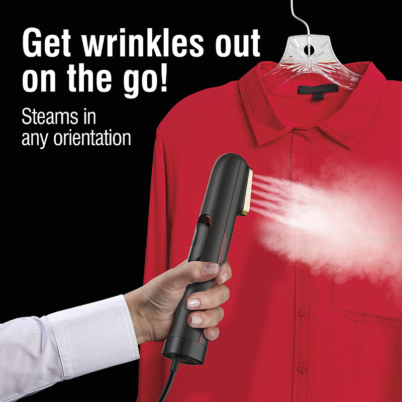 2020 red dot product design award，hold，Steam iron，black，Portable，