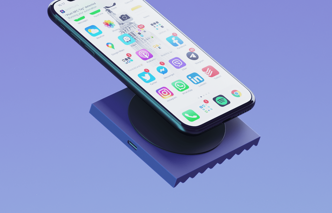 Charger，wireless，Intelligent mobile phone，Qi，Samsung，USB-C，