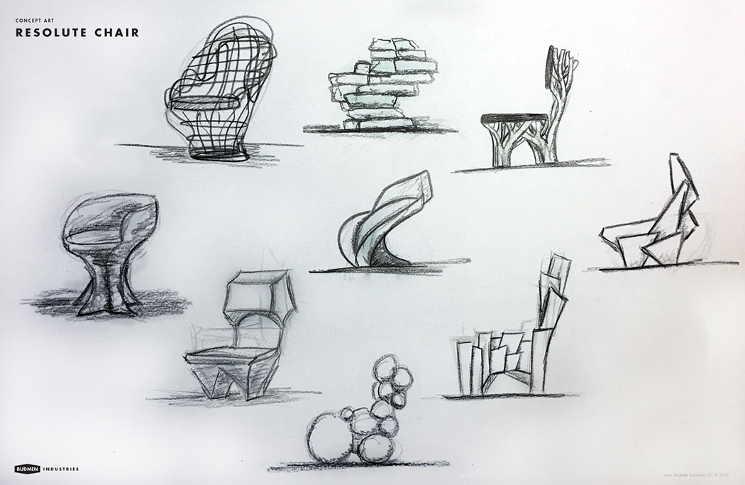 Resolute，chair，3D printing，durability，