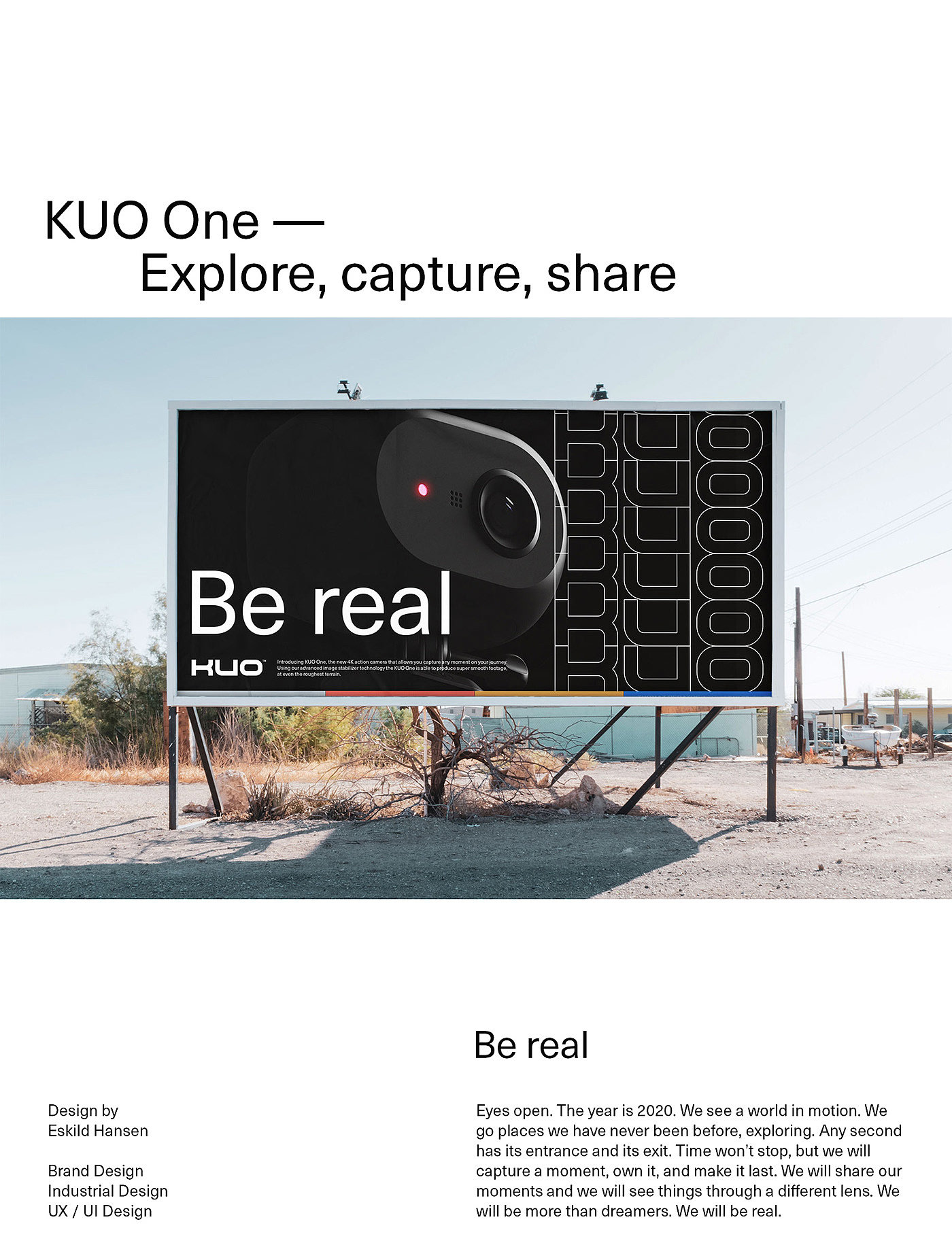 KUO One，Motion camera，Kuo brand，