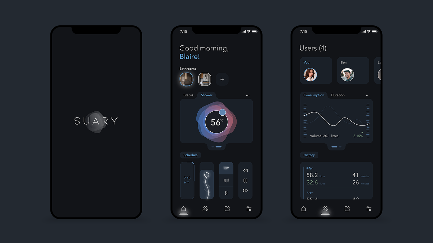 SUARY，Seamless shower system，shower system，