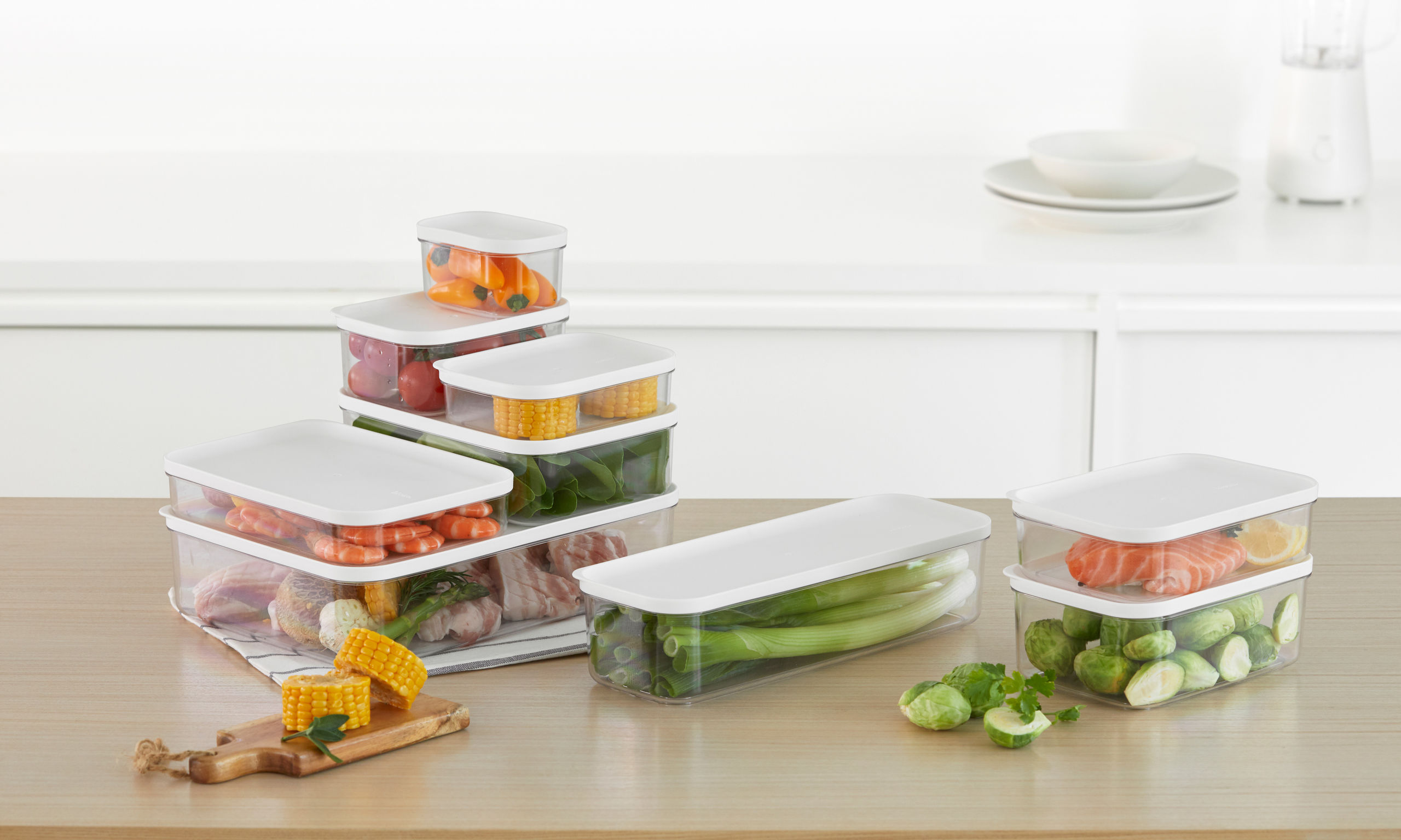 Food storage box，Fresh keeping box，Lunch box，2020 red dot product design award，Litem，