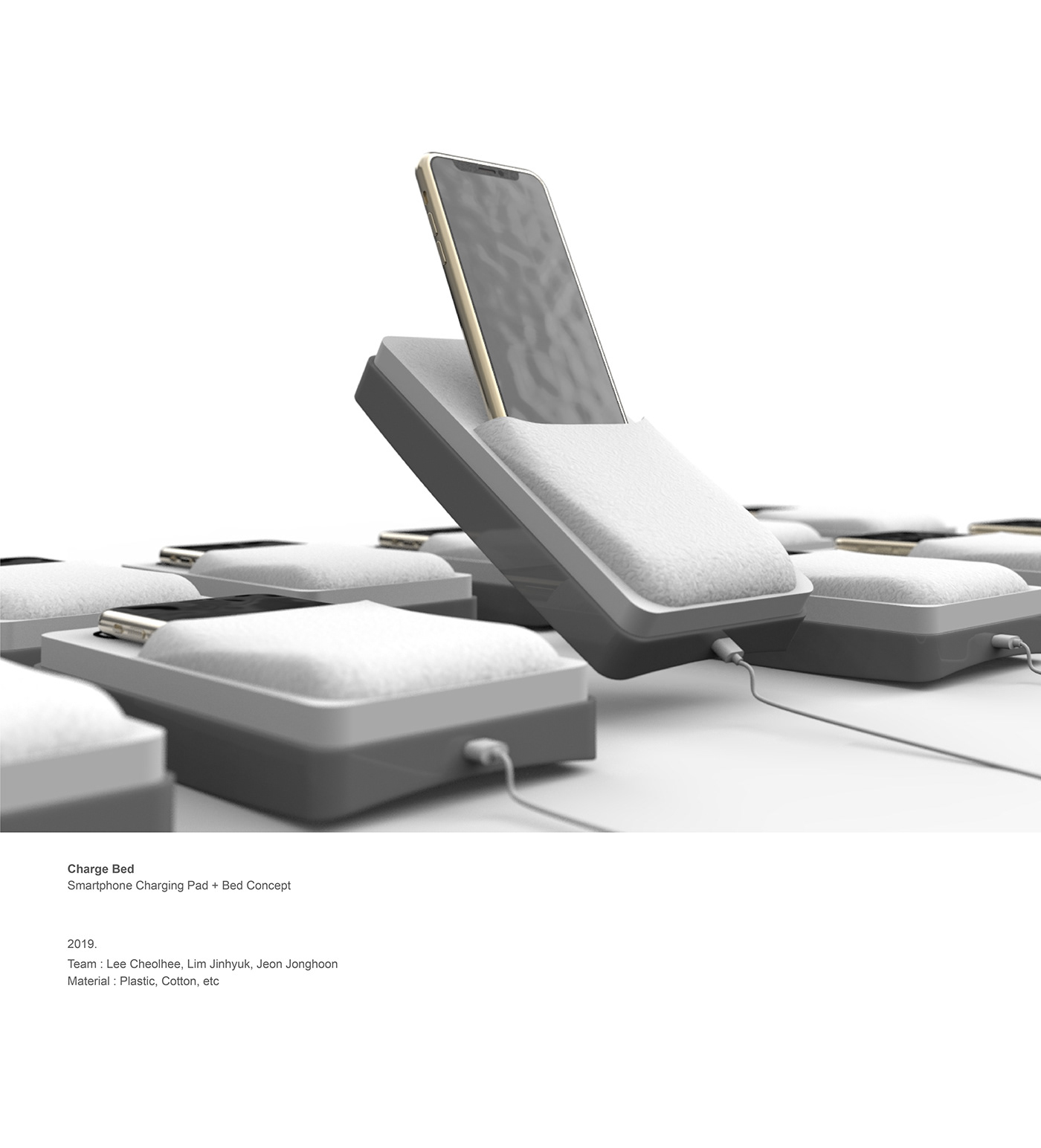 Wireless，Charging Bed，Wireless charging bed，