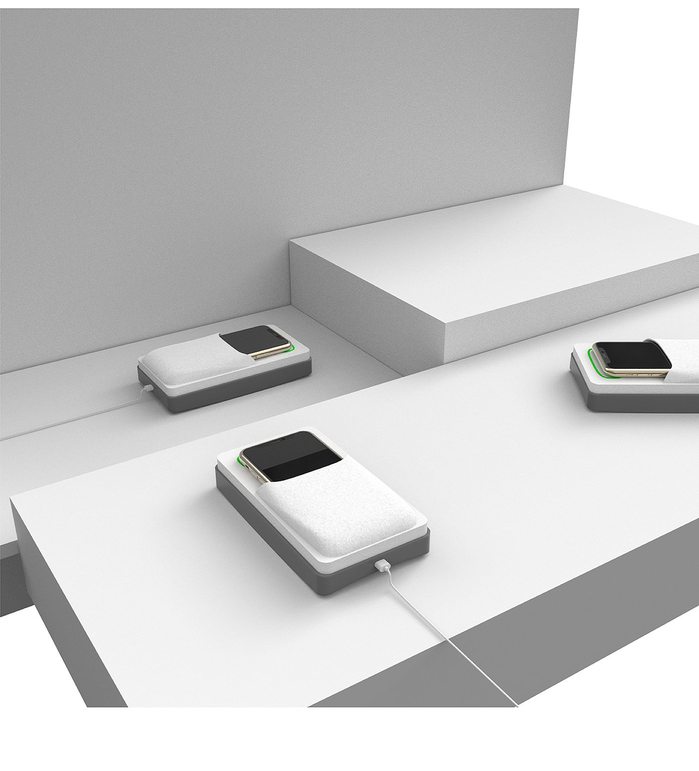 Wireless，Charging Bed，Wireless charging bed，