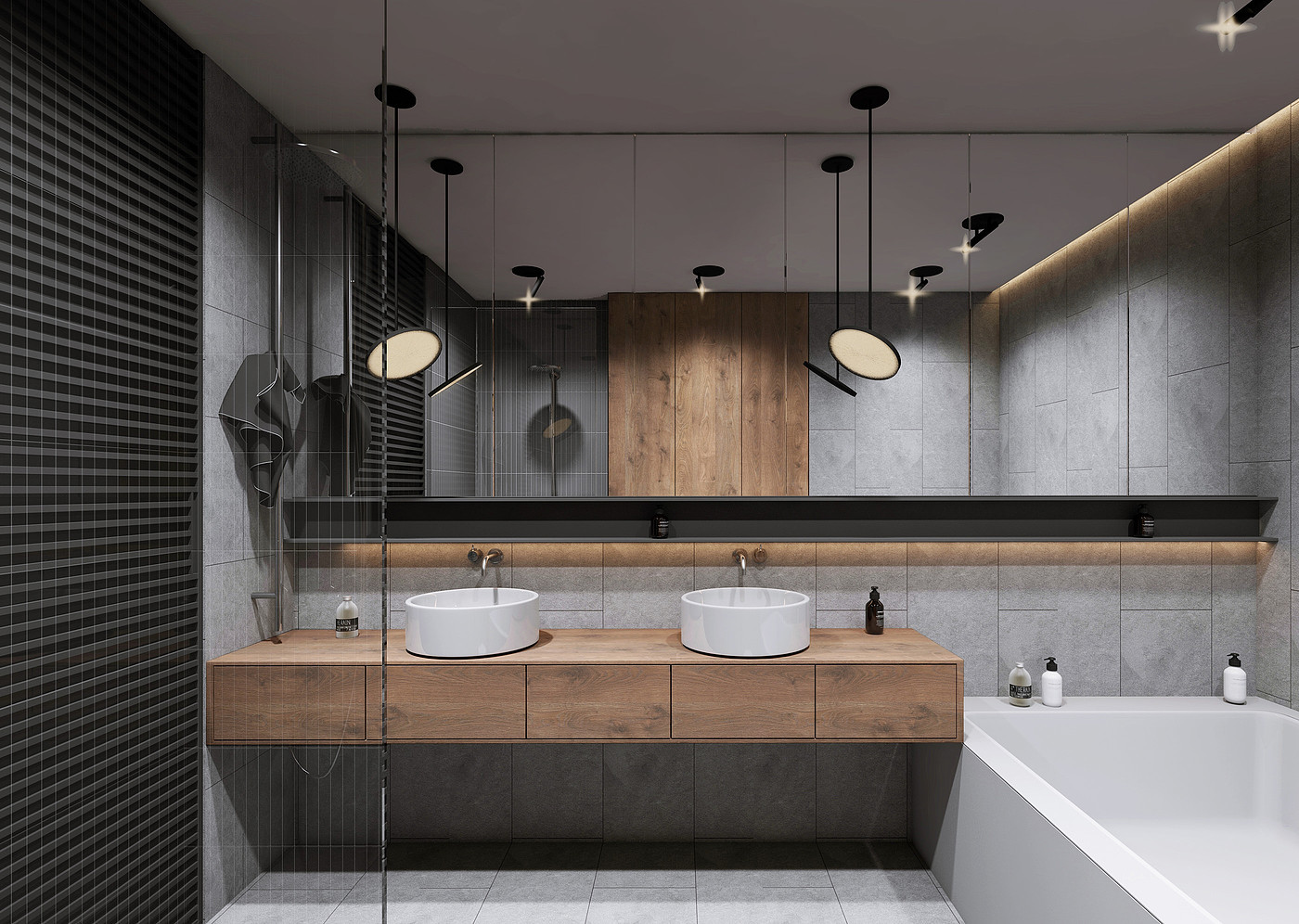 forest，Black & White，house，Interior design，