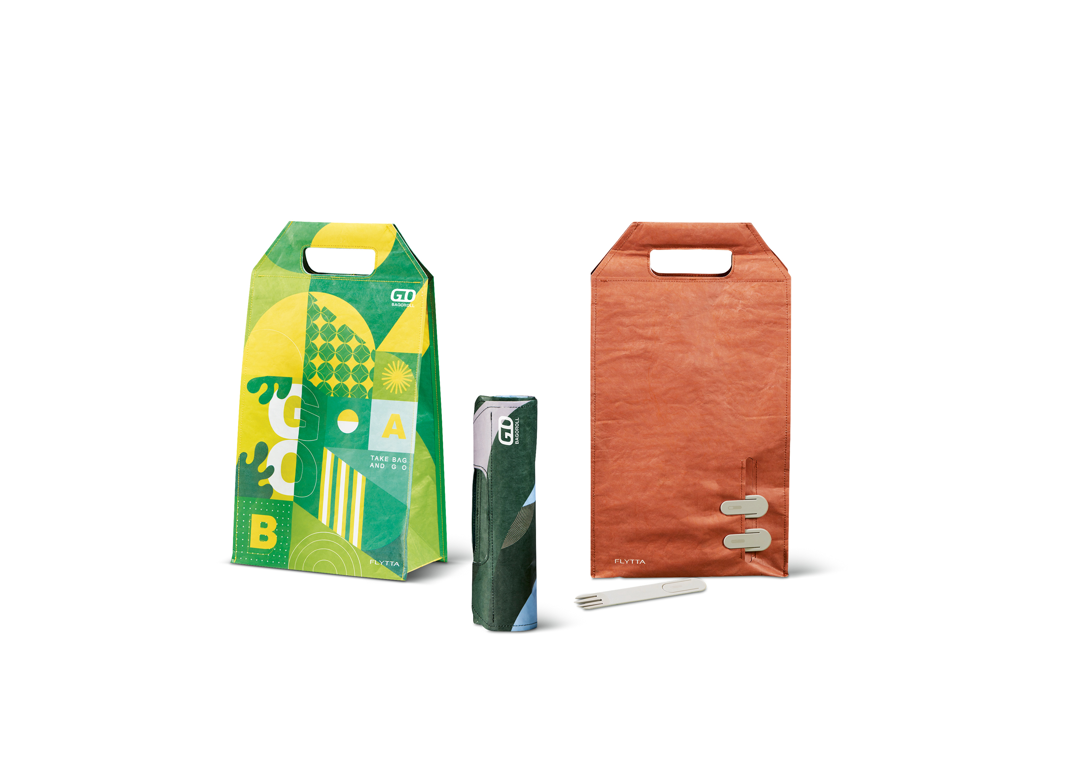 BAGOROLL Lunch Bag，BAGOROLL Lunch Bag，Lunch bag，Lunch bag，2020 red dot product design award，2020 red dot product design award，Food bag，Food bag，