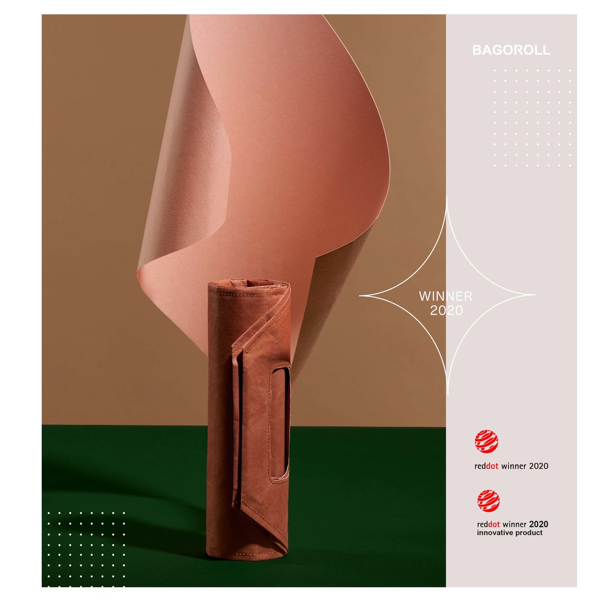 BAGOROLL Lunch Bag，BAGOROLL Lunch Bag，Lunch bag，Lunch bag，2020 red dot product design award，2020 red dot product design award，Food bag，Food bag，