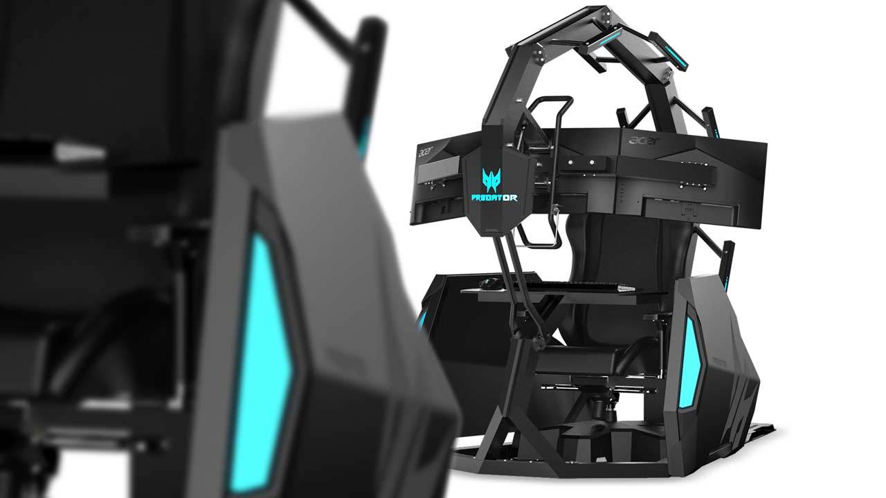 Game seat，2020 red dot product design award，Digital，E-sports equipment，