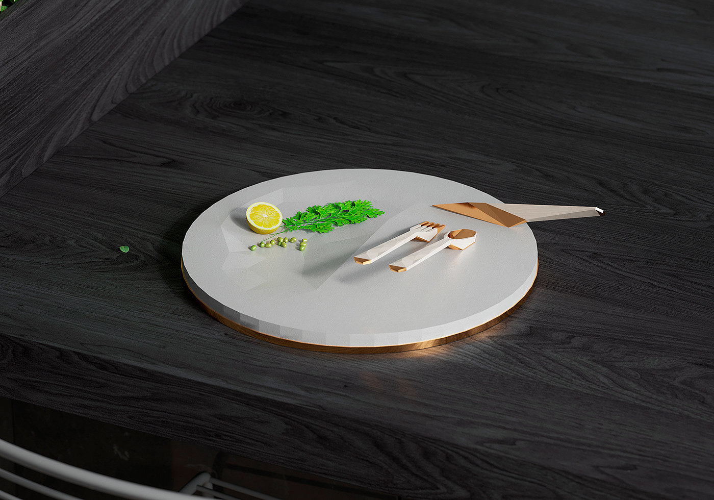 Tableware design，conceptual design，3D modeling，