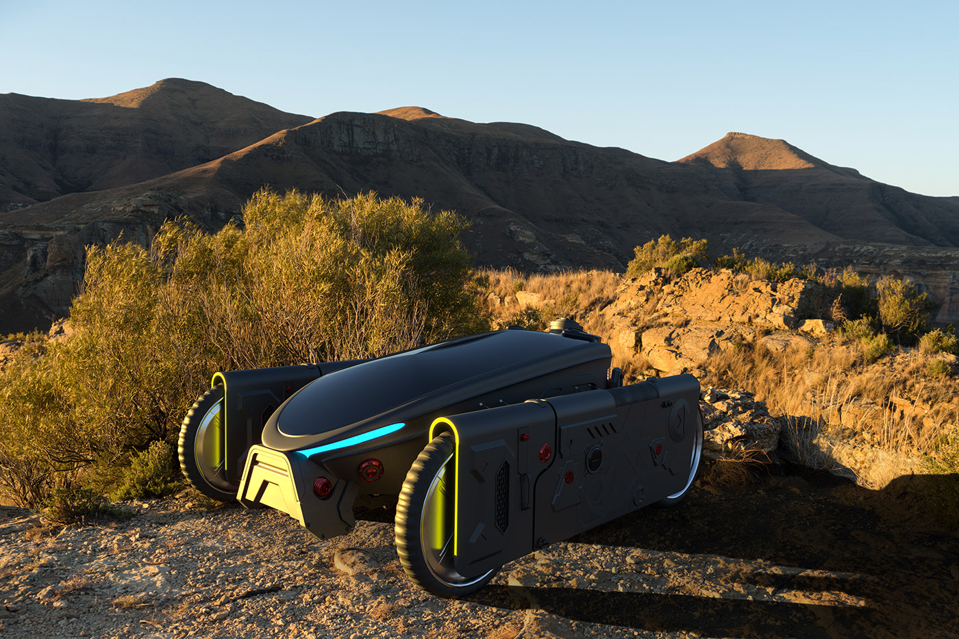 automobile，Electric bicycle，concept，future，