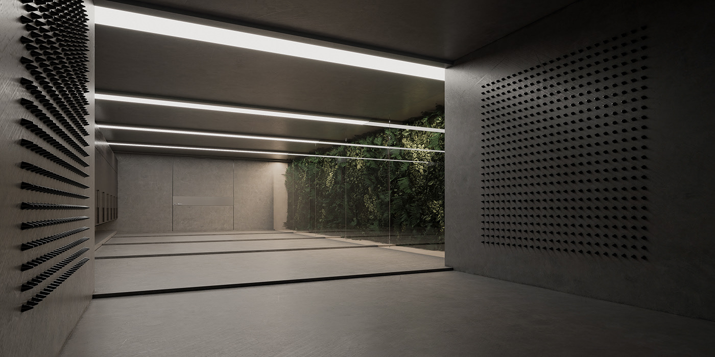 residence，underground，Art，modern，