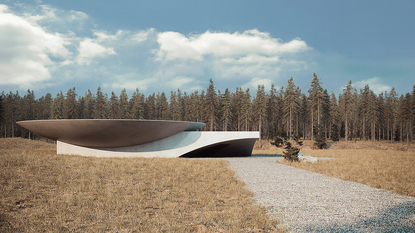 residence，underground，Art，modern，