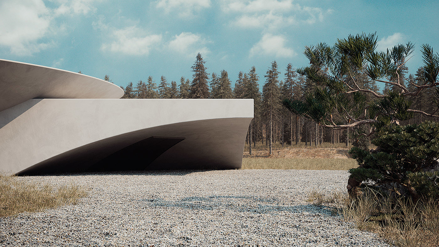 residence，underground，Art，modern，