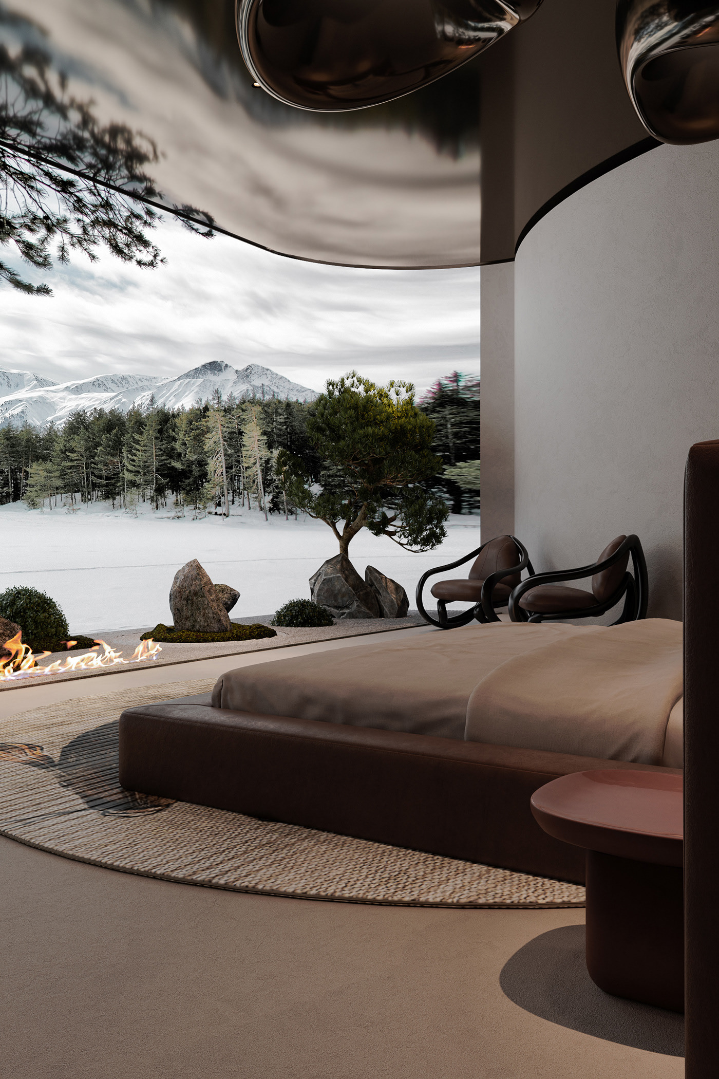 residence，underground，Art，modern，