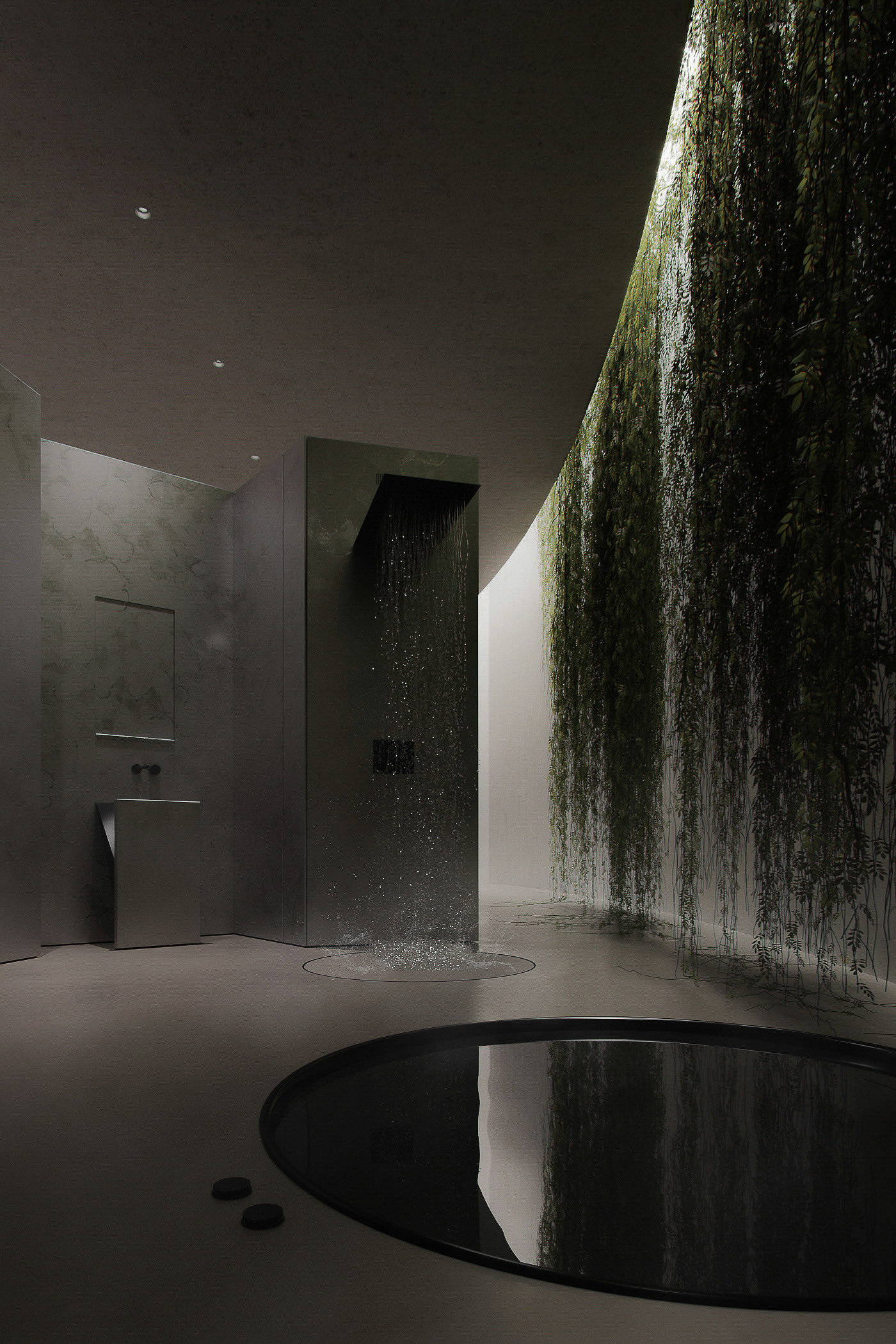 residence，underground，Art，modern，