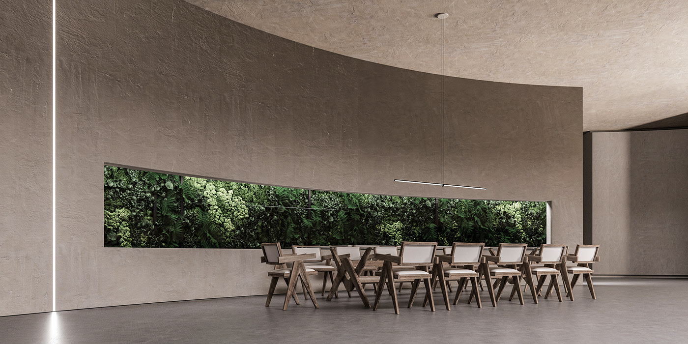 residence，underground，Art，modern，