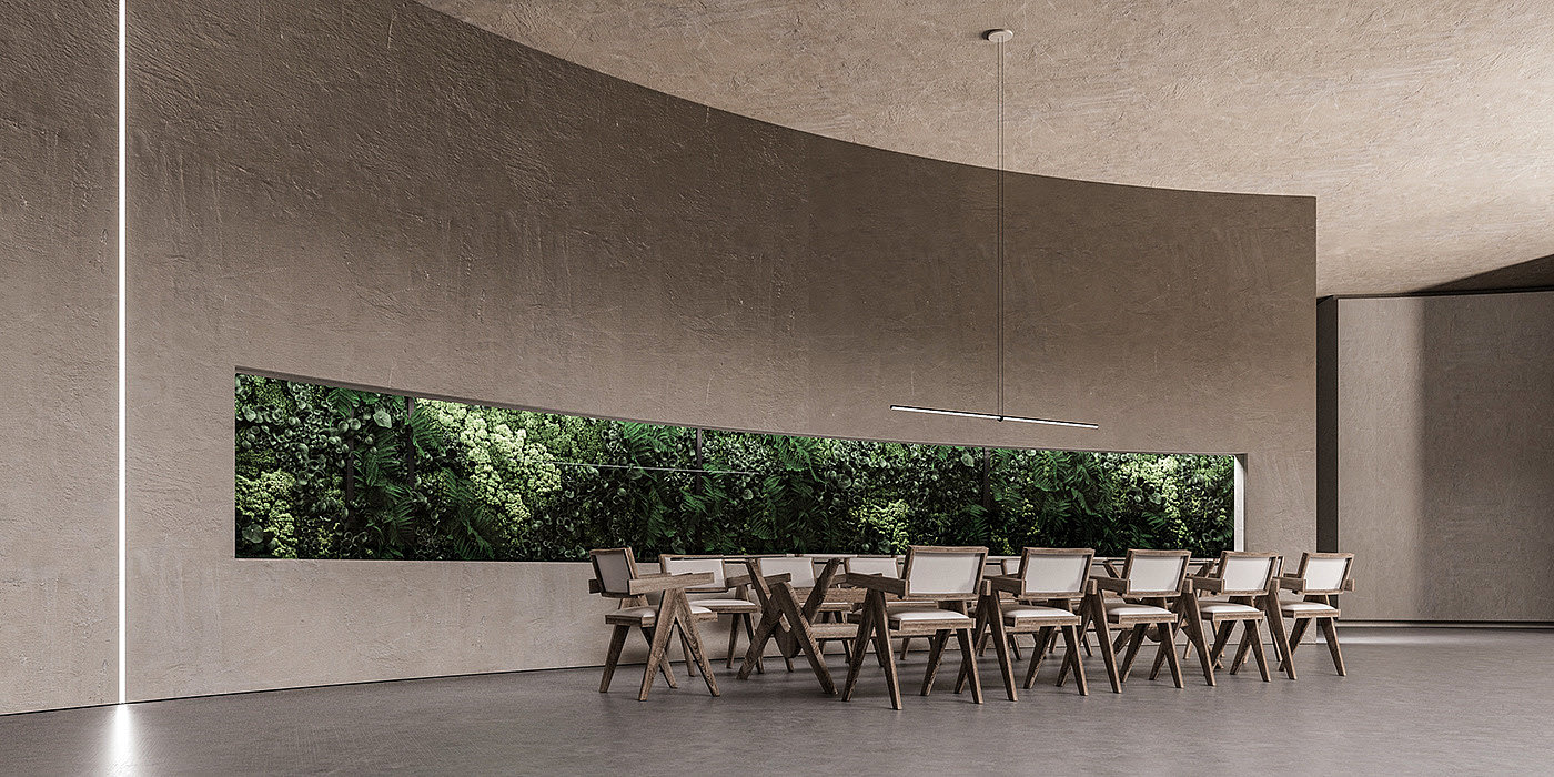 residence，underground，Art，modern，