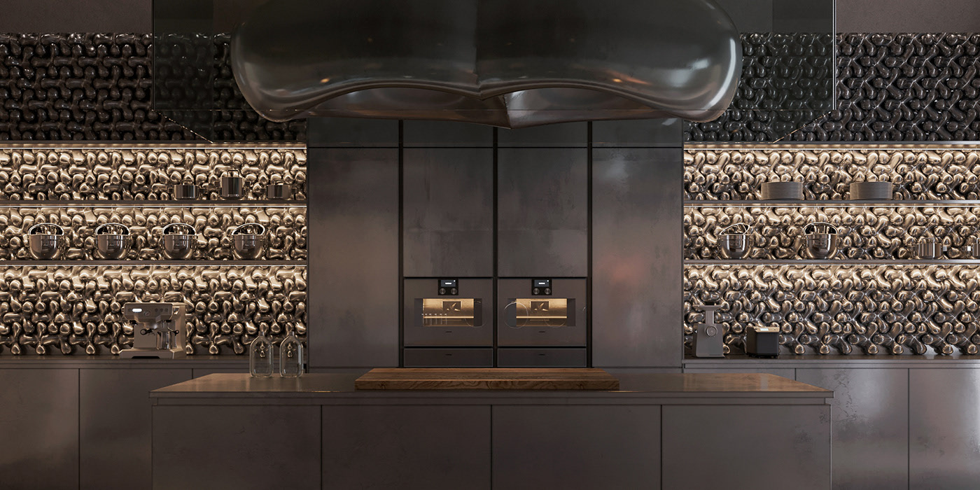 residence，underground，Art，modern，