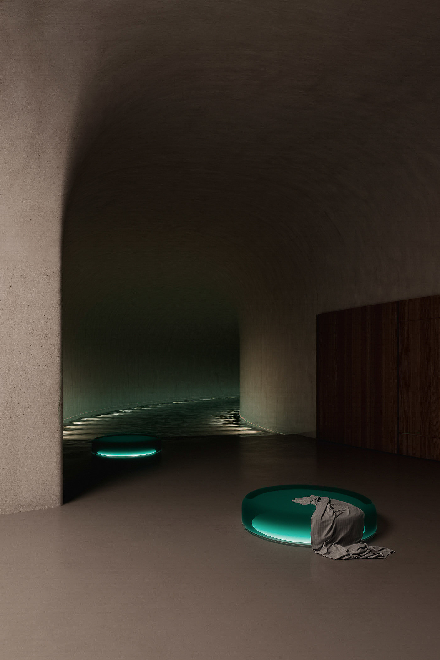 residence，underground，Art，modern，