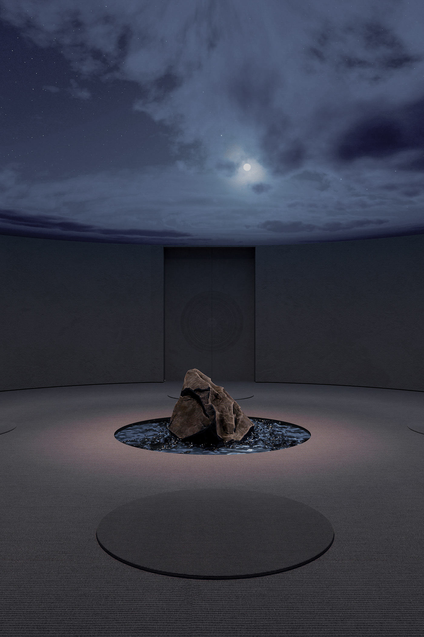 residence，underground，Art，modern，