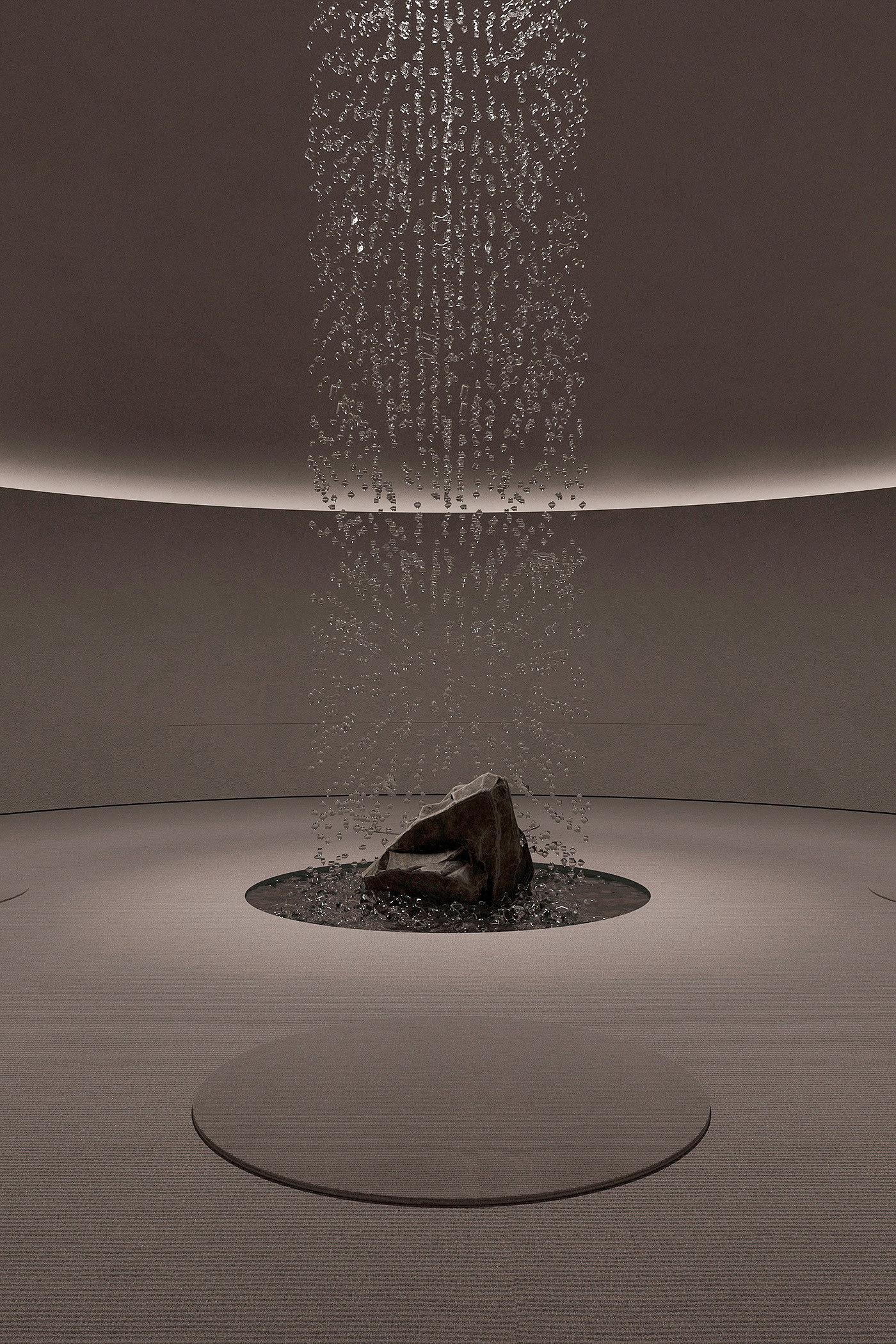 residence，underground，Art，modern，