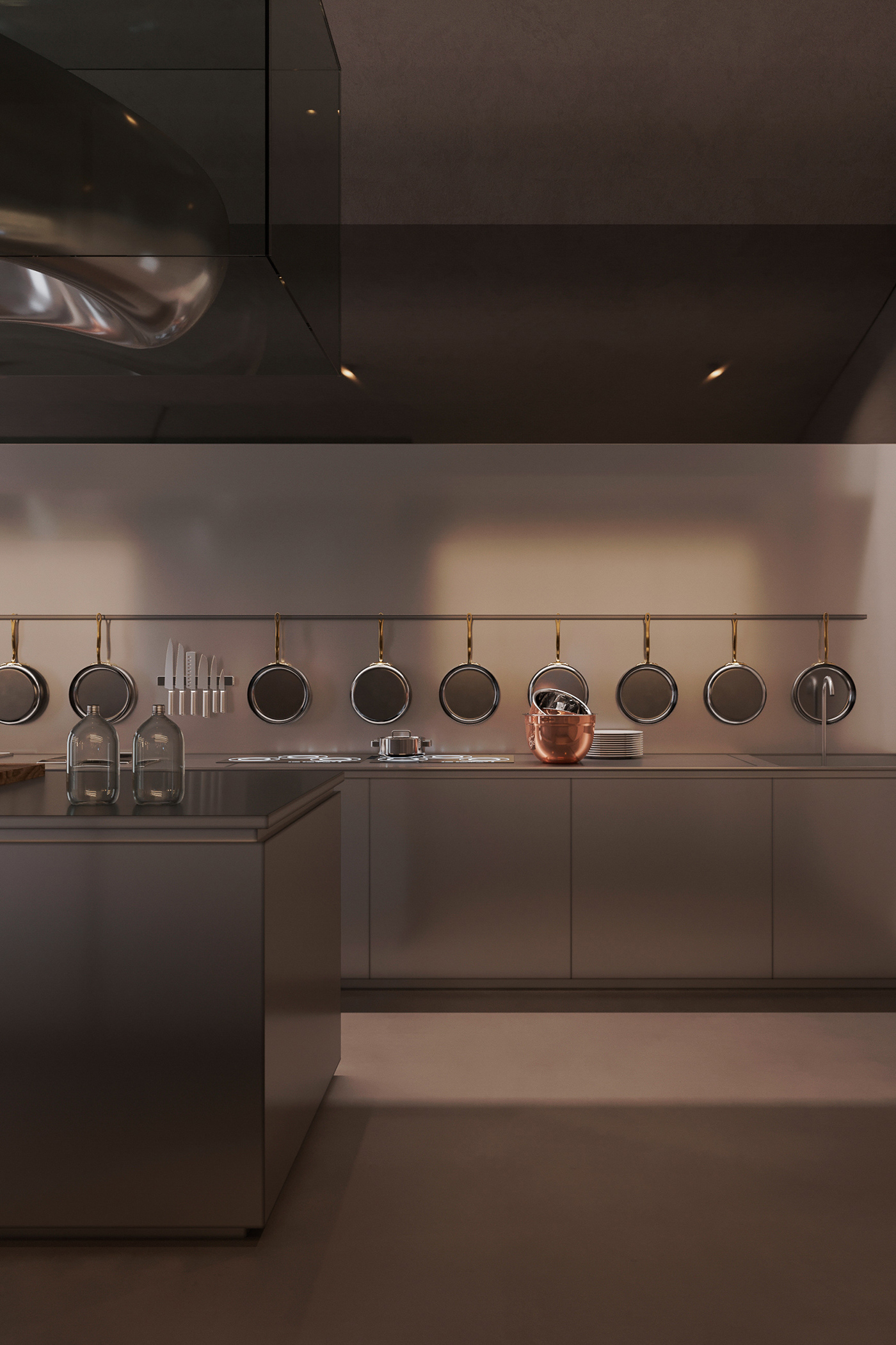 residence，underground，Art，modern，