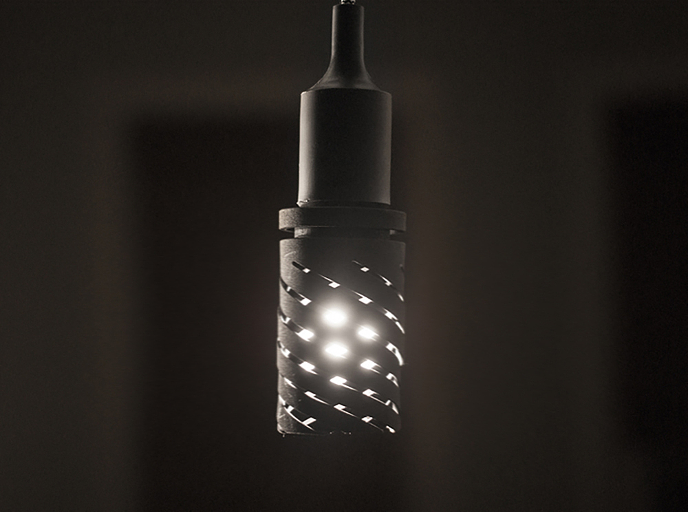 a chandelier，3D printing，Twist adjustment，brightness，light-emitting diode，