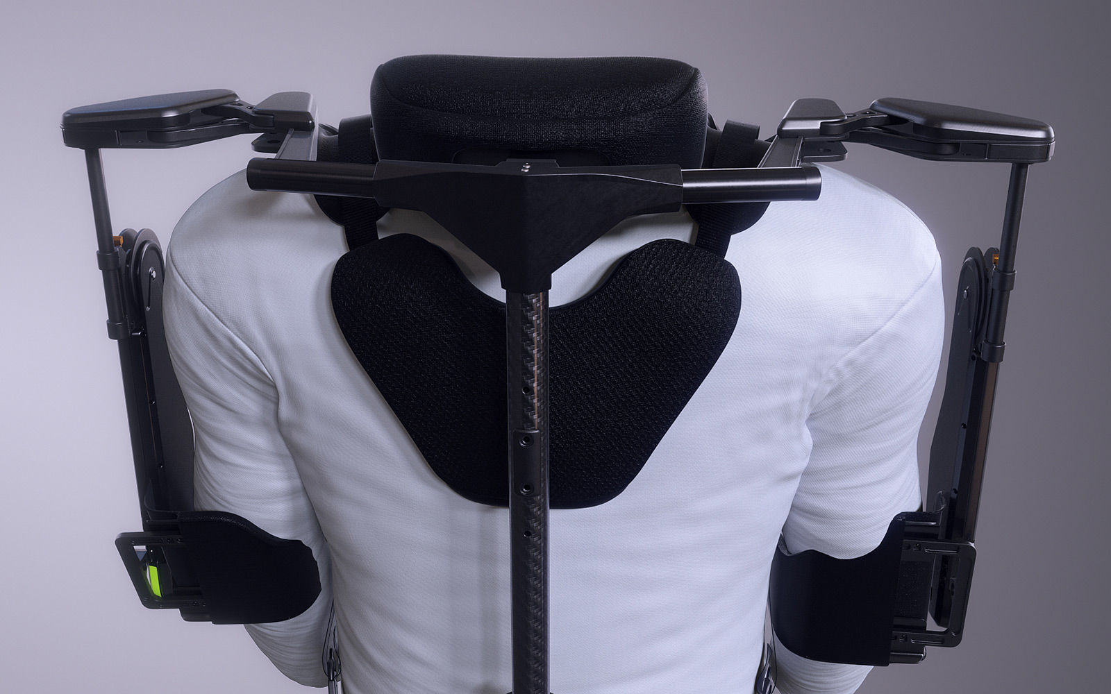 Wearable vest type exoskeleton，VEX，modern，2020 red dot product design award，