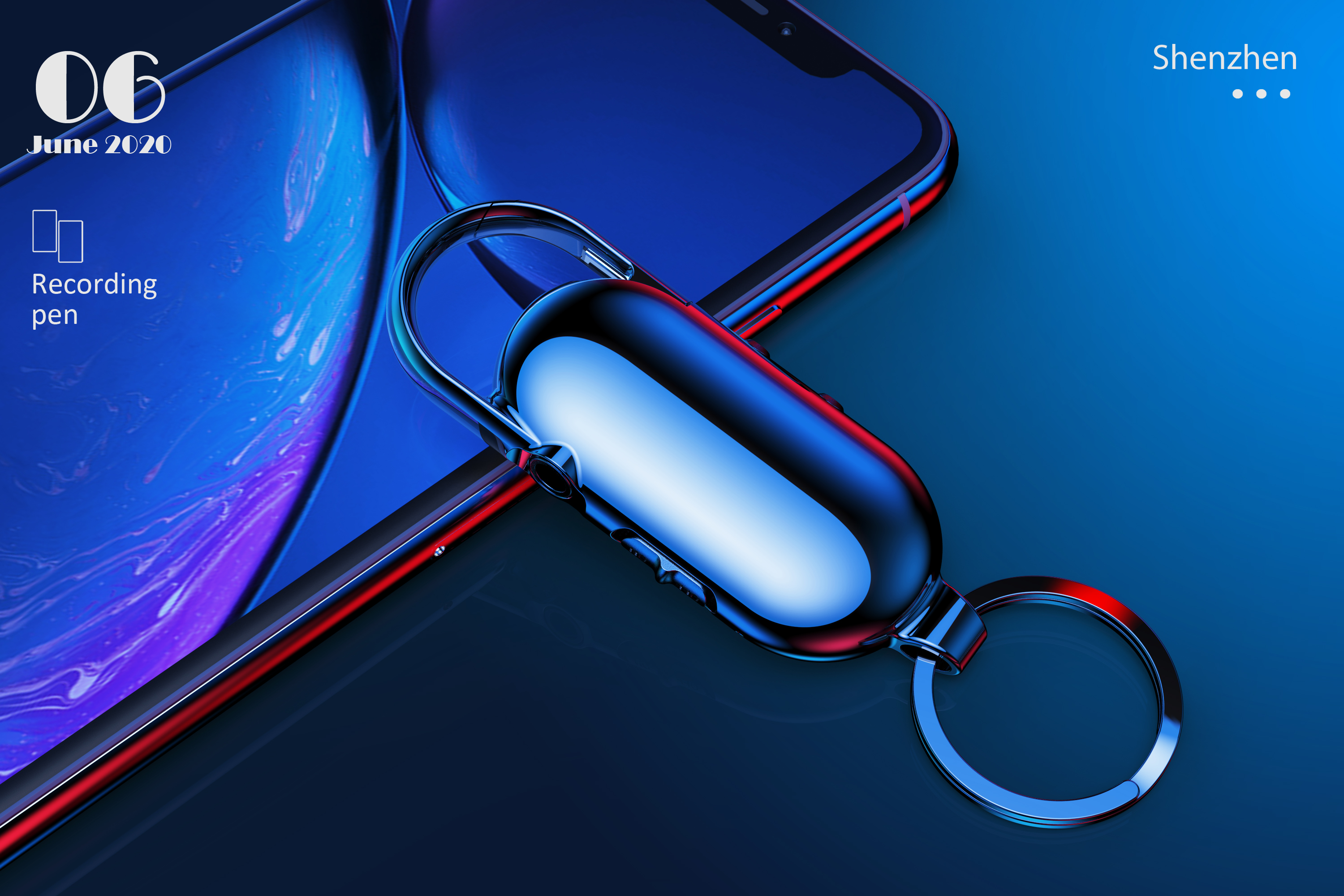 Render，Amazon，3D modeling，Scene map，Recording pen，