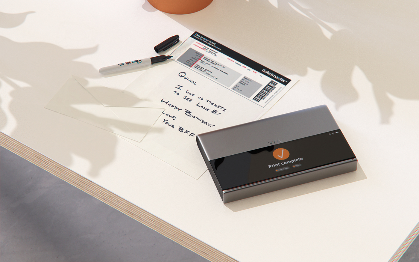 VIA，Handheld，printer，Scanner，