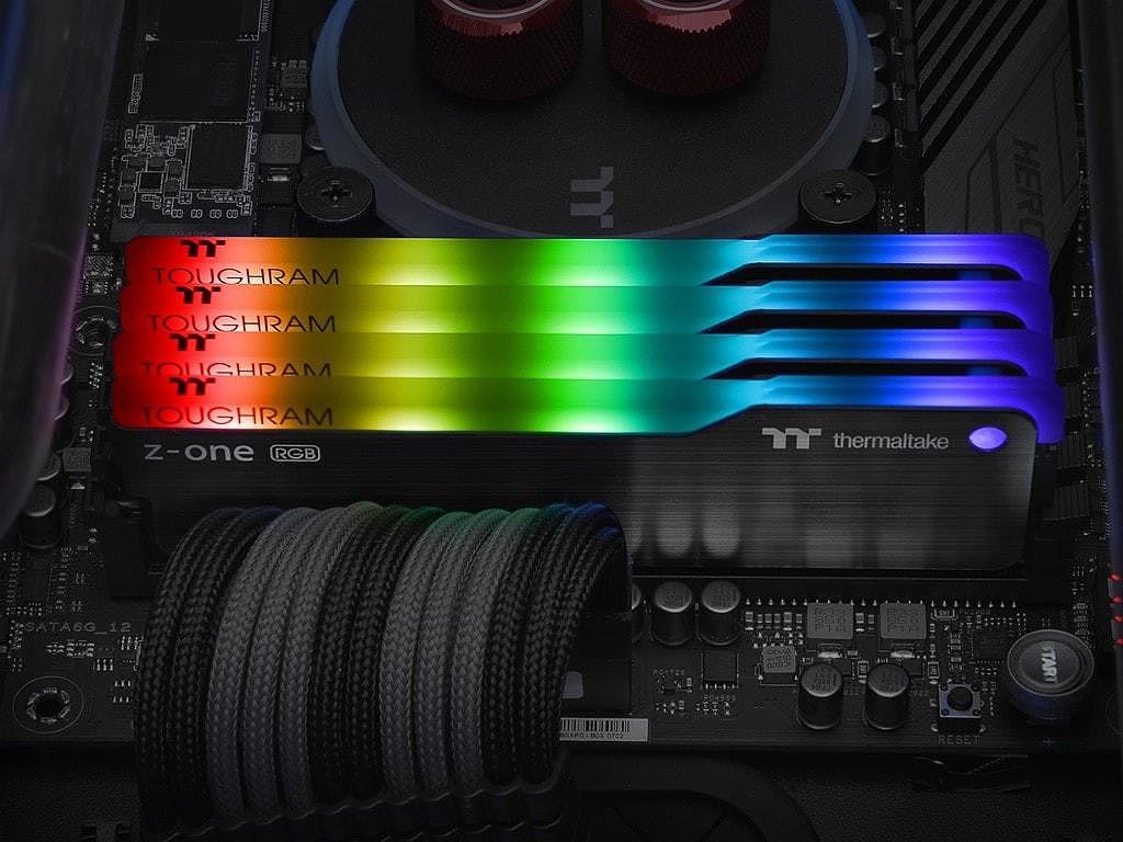 2020 red dot product design award，TOUGHRAM Z-ONE RGB，Memory Module ，Computer accessories，led，