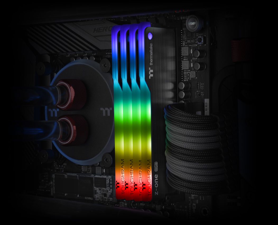 2020 red dot product design award，TOUGHRAM Z-ONE RGB，Memory Module ，Computer accessories，led，
