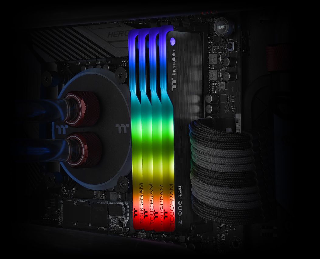 2020 red dot product design award，TOUGHRAM Z-ONE RGB，Memory Module ，Computer accessories，led，