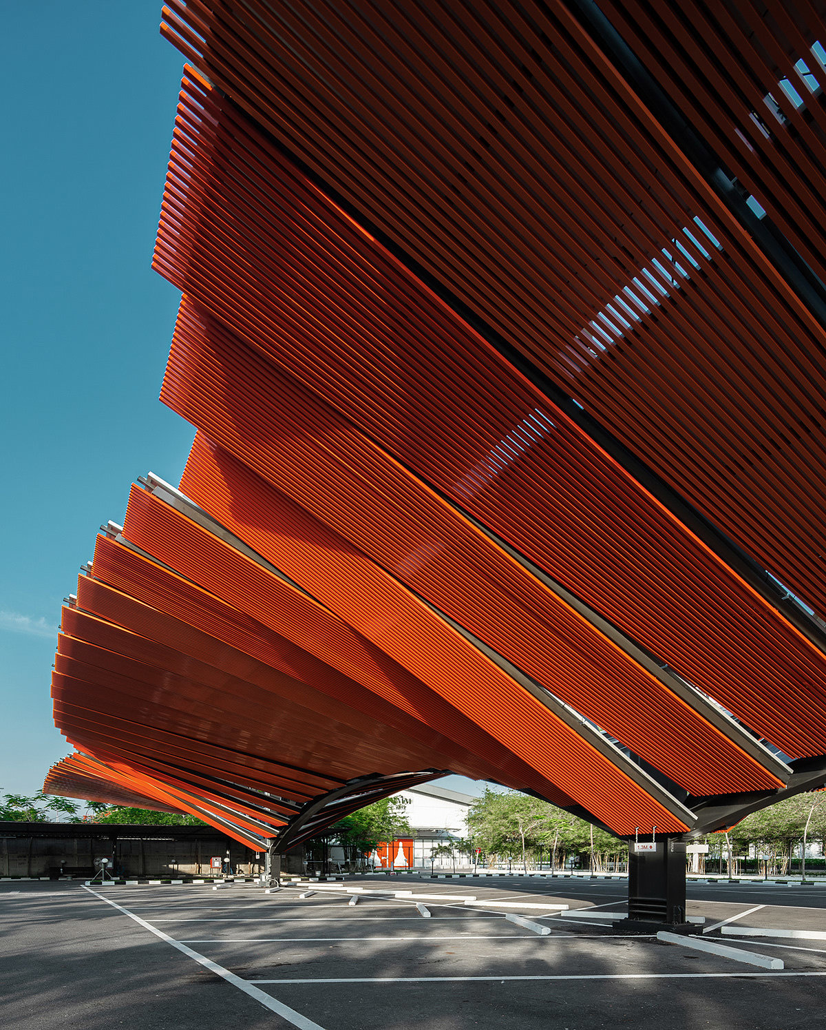 Parking lot，solar energy，Architecture，