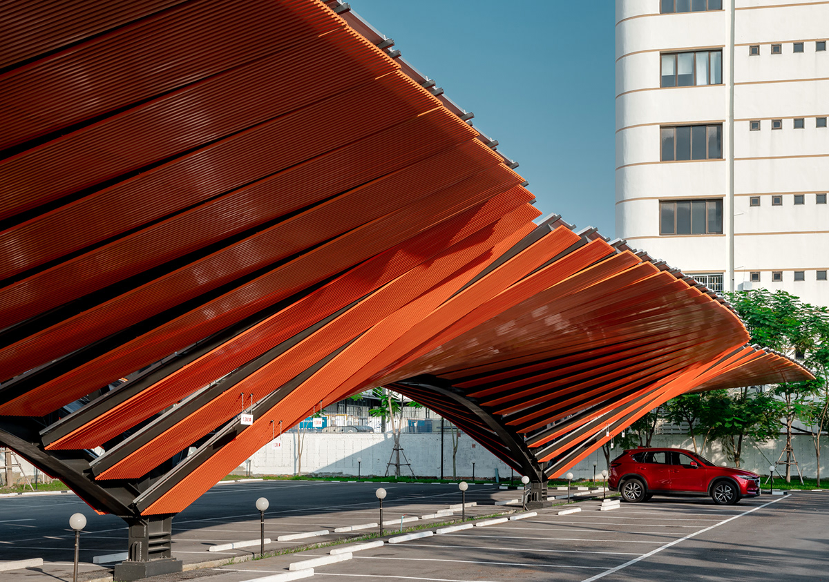 Parking lot，solar energy，Architecture，