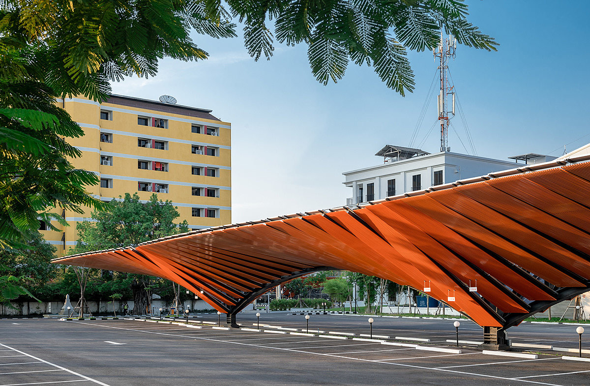 Parking lot，solar energy，Architecture，