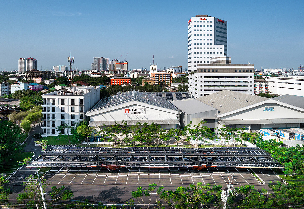 停车场，太阳能，建筑，