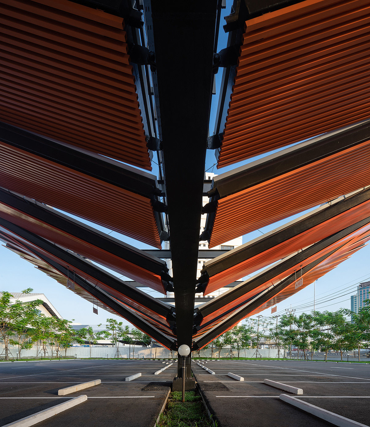 Parking lot，solar energy，Architecture，