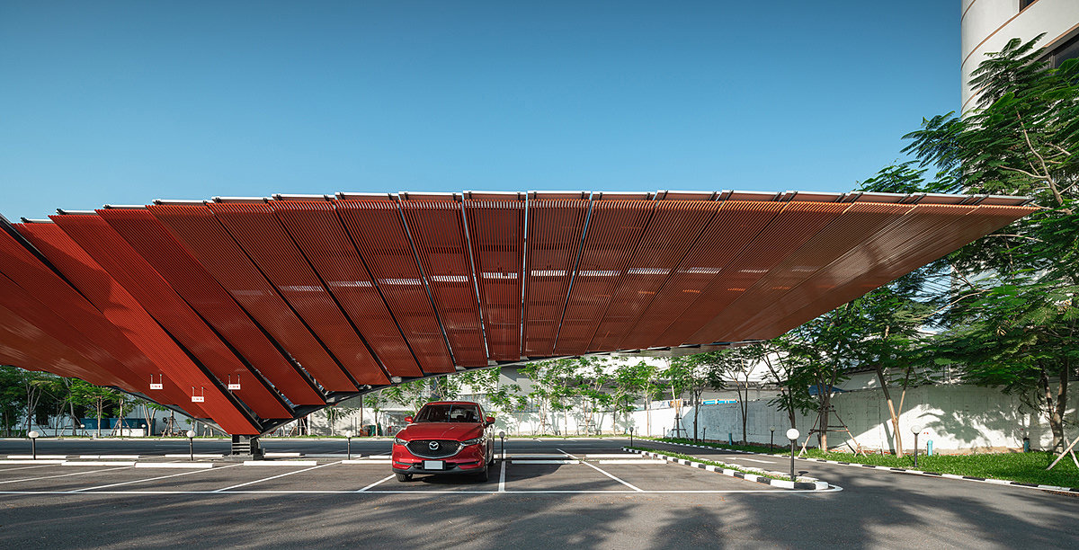 Parking lot，solar energy，Architecture，