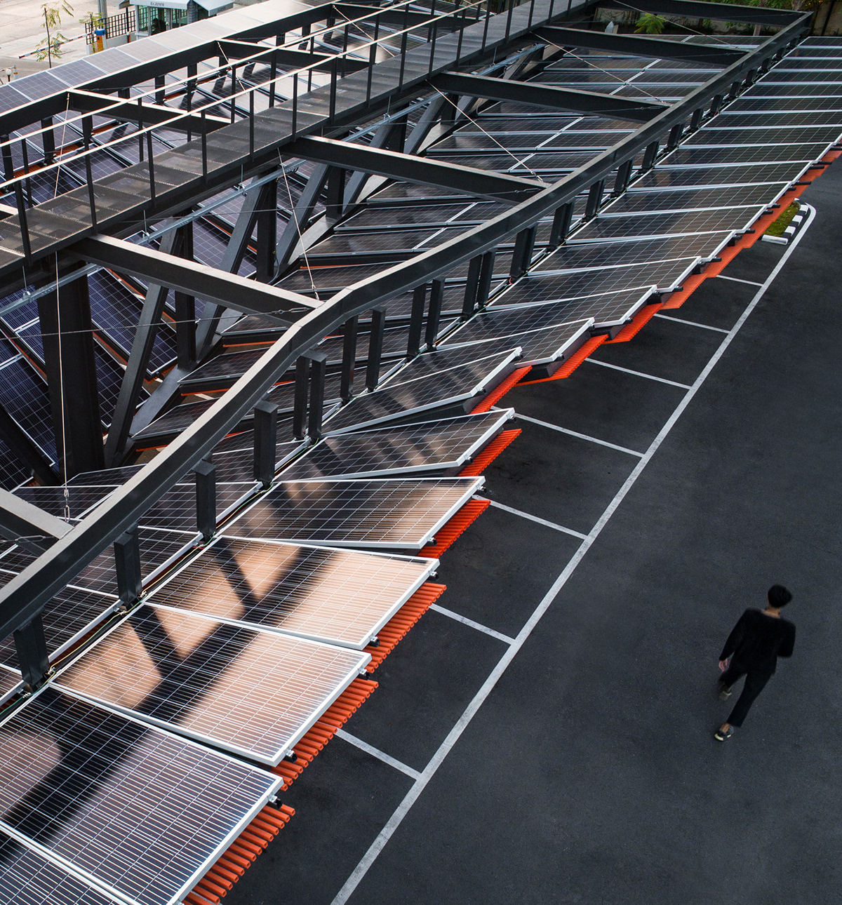Parking lot，solar energy，Architecture，