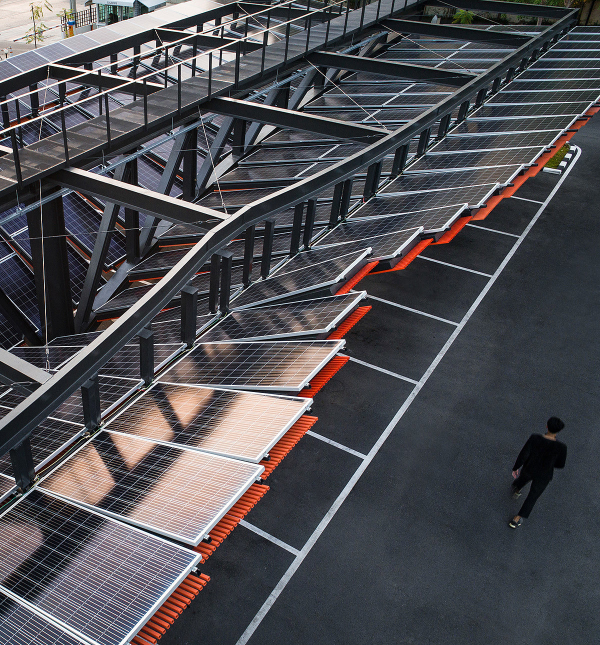 Parking lot，solar energy，Architecture，