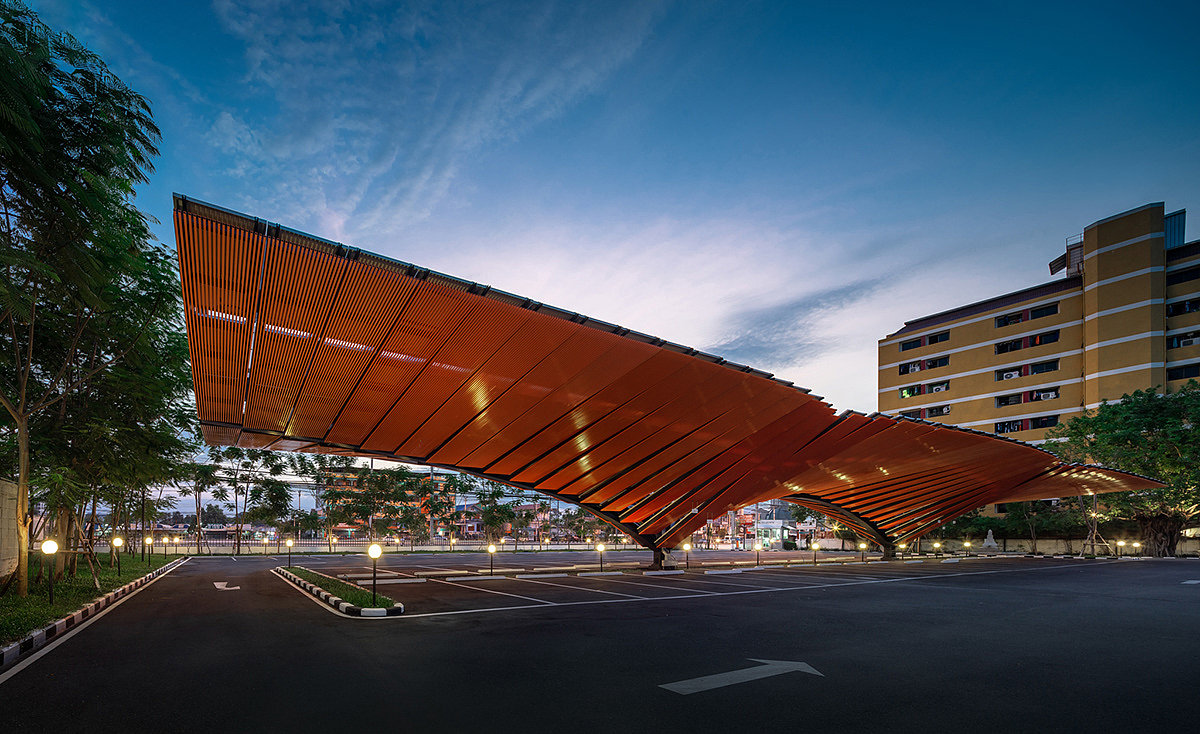 Parking lot，solar energy，Architecture，